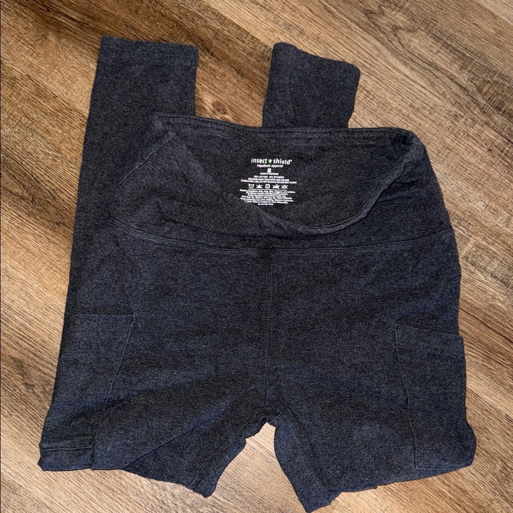 Insect Shield Charcoal Gray Leggings